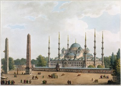 La Mezquita del Sultán Achmet en Constantinopla, lámina 2 de 